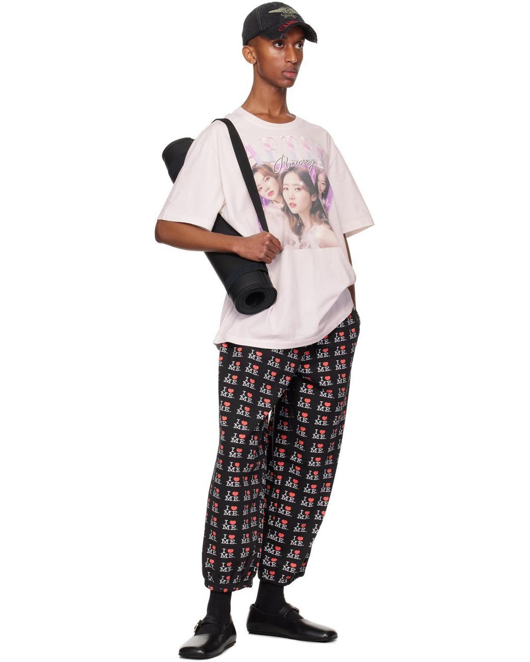 メンズ Ashley Williams I Heart Me スウェットパンツ ブラック