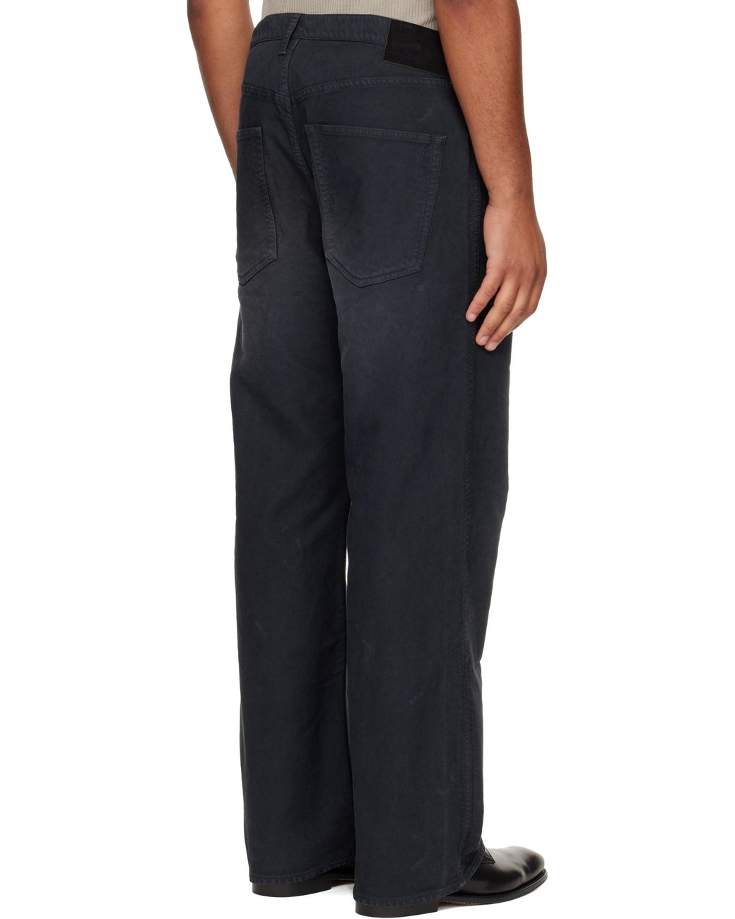 Visvim Fluxus 01 Wide G.Cords Trousers in Blue for Men | Lyst