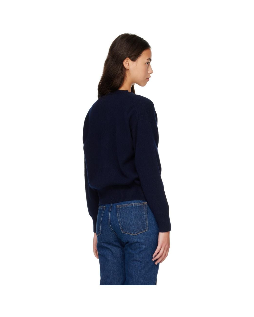 &Daughter Blue Ada Crewneck Cardigan
