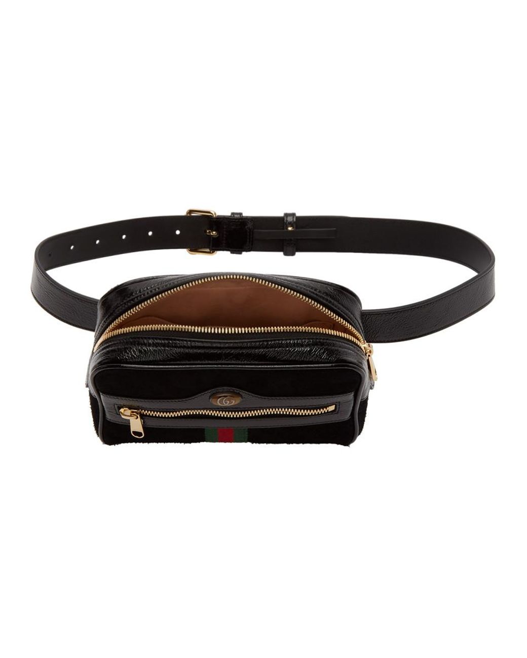 gucci suede fanny pack