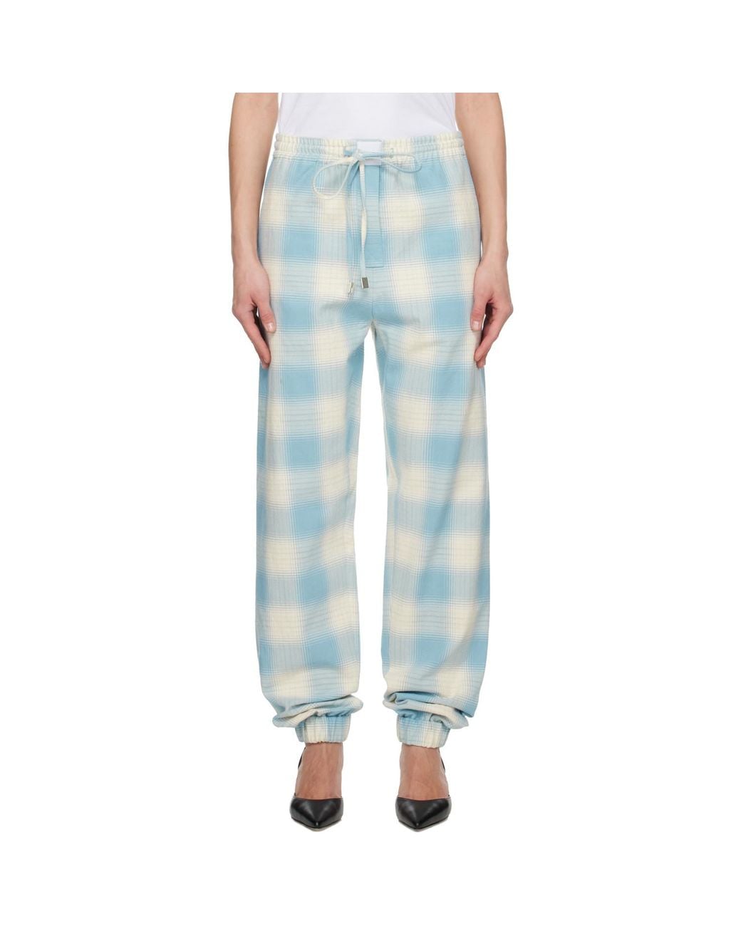 The Attico Blue Long Trousers