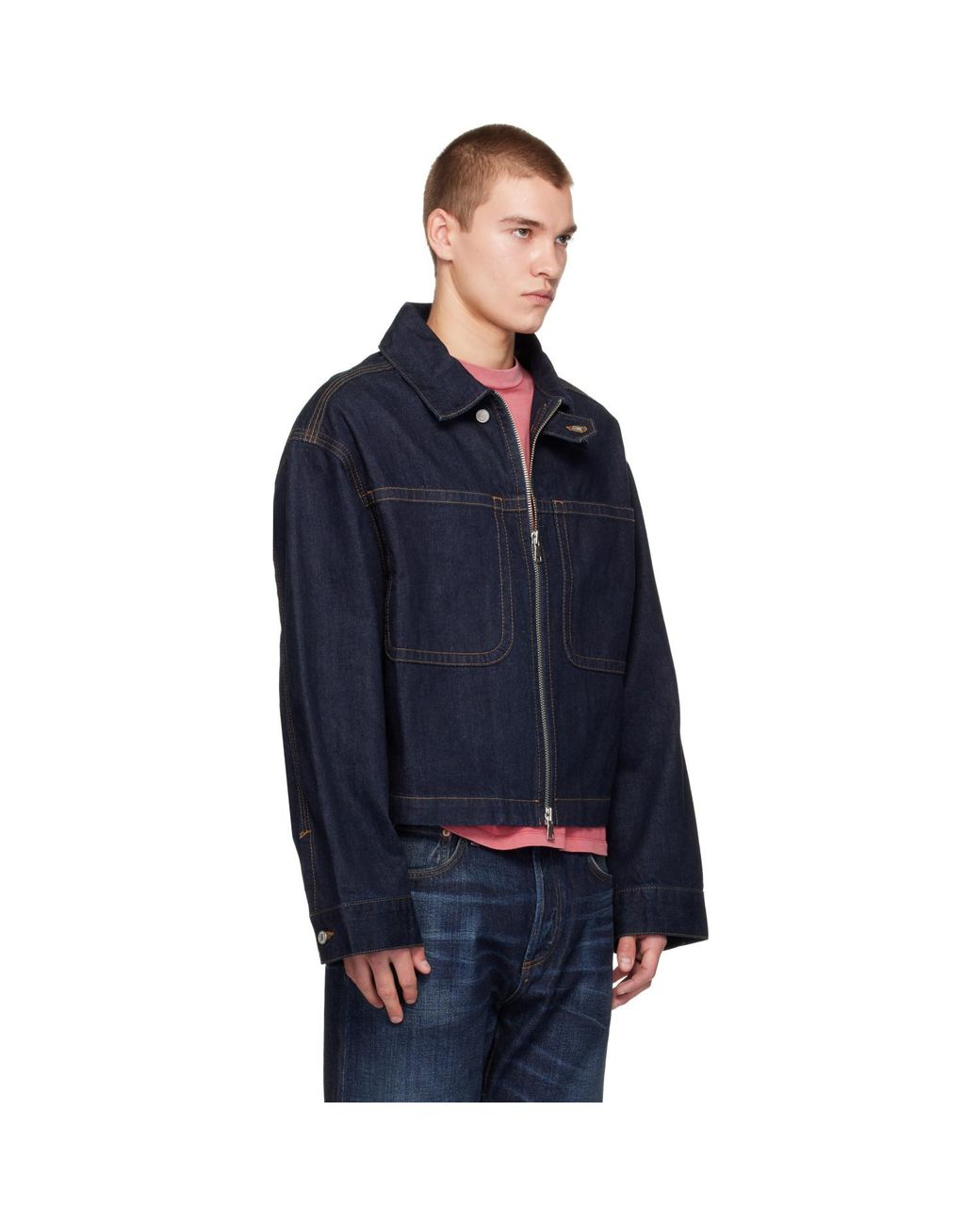 Agolde Blue Croydon Jacket for men