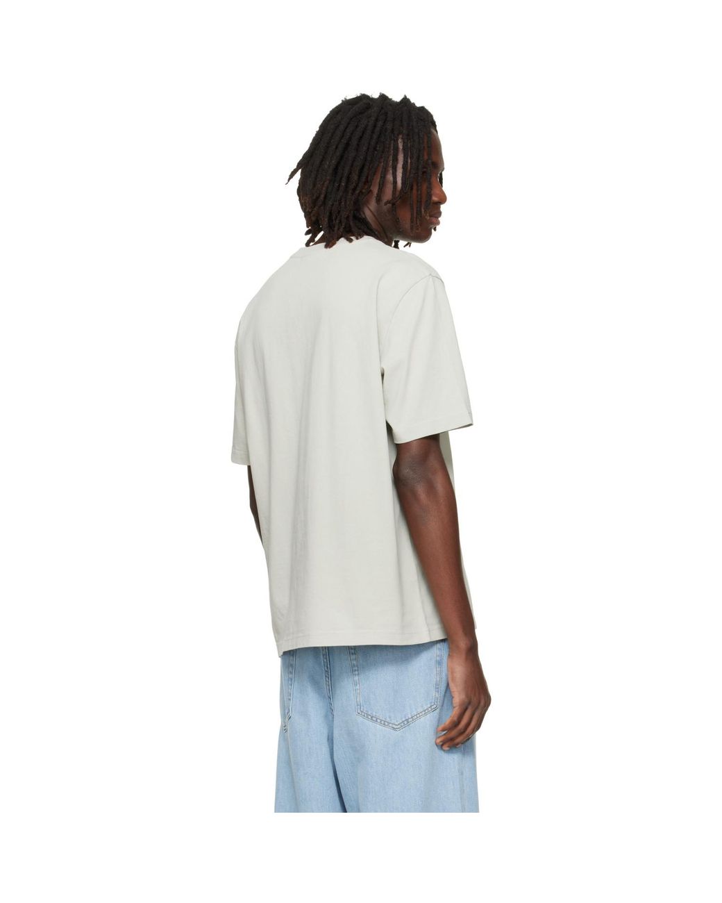 Maison Kitsuné White Fox Head Comfort T-Shirt for men