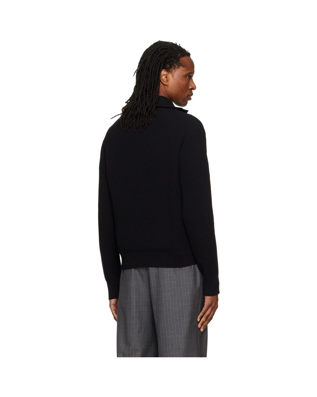Studio Nicholson Black Oran Cardigan for men