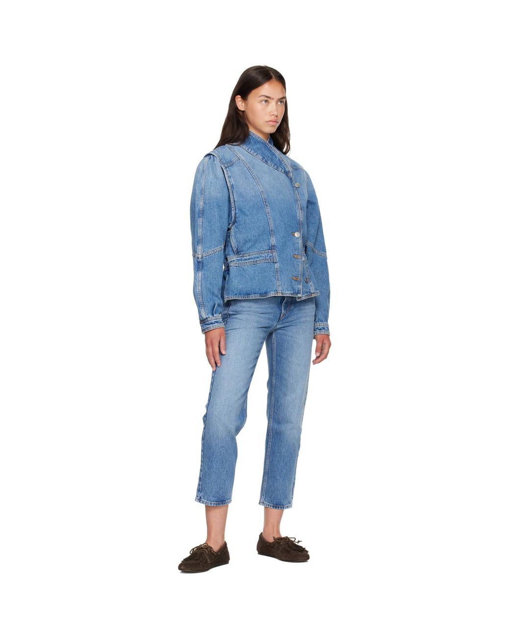 Isabel Marant Blue Dolie Denim Jacket