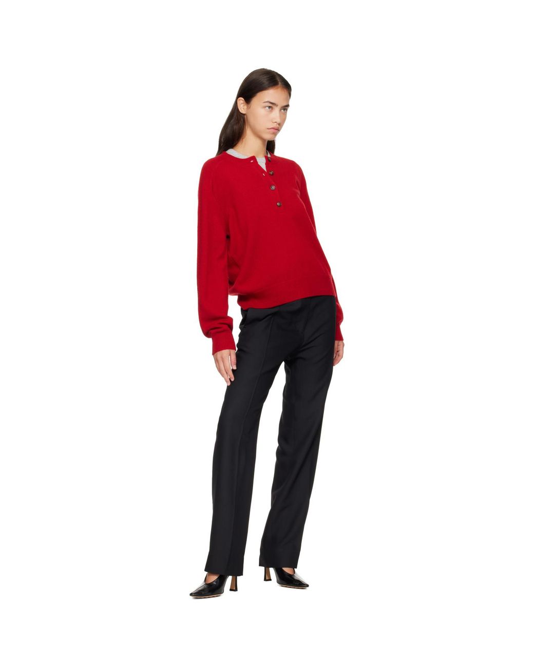 Studio Nicholson Black Quarte Tailored Trousers