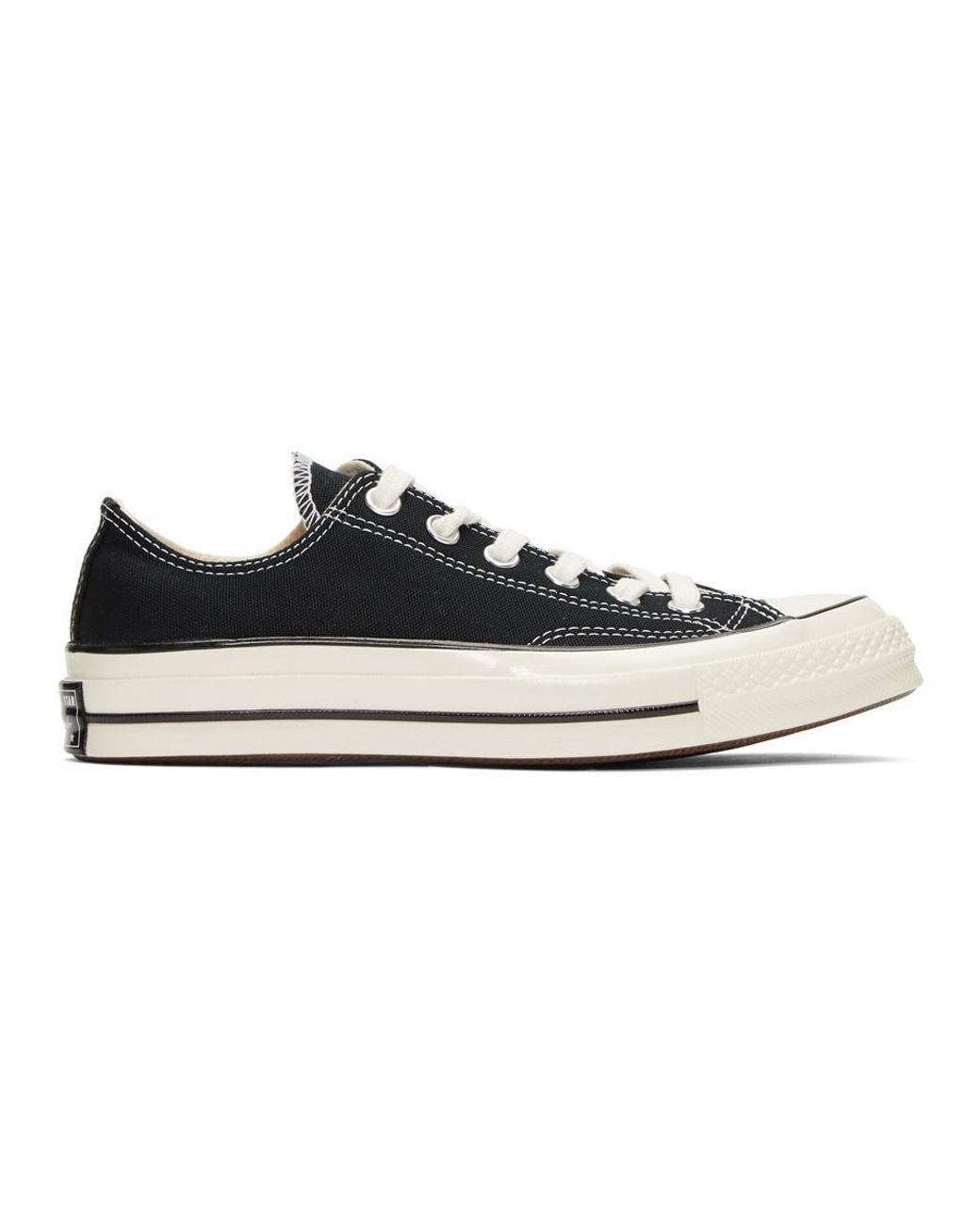 Converse Canvas Black Chuck 70 Low Sneakers for Men - Lyst