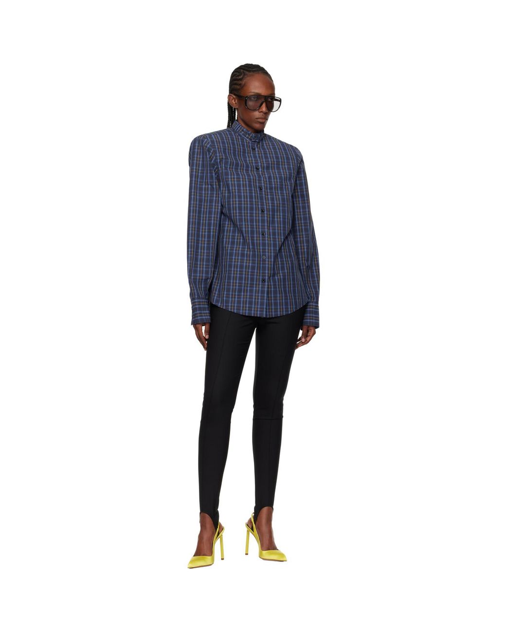 Mugler Blue Power Shirt