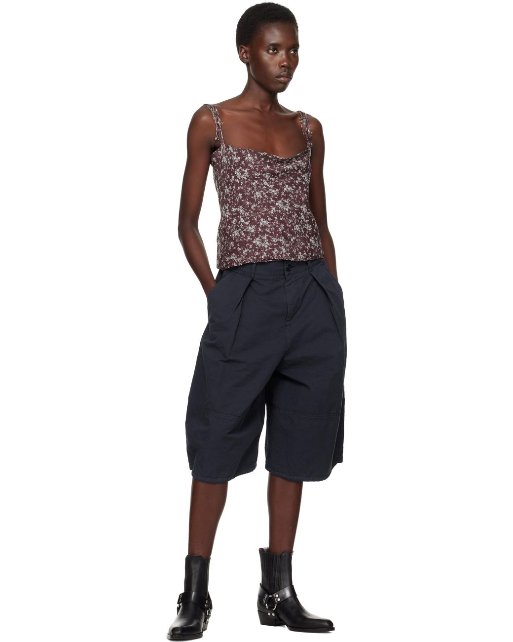 Paris Texas Black Helena Ankle Boots