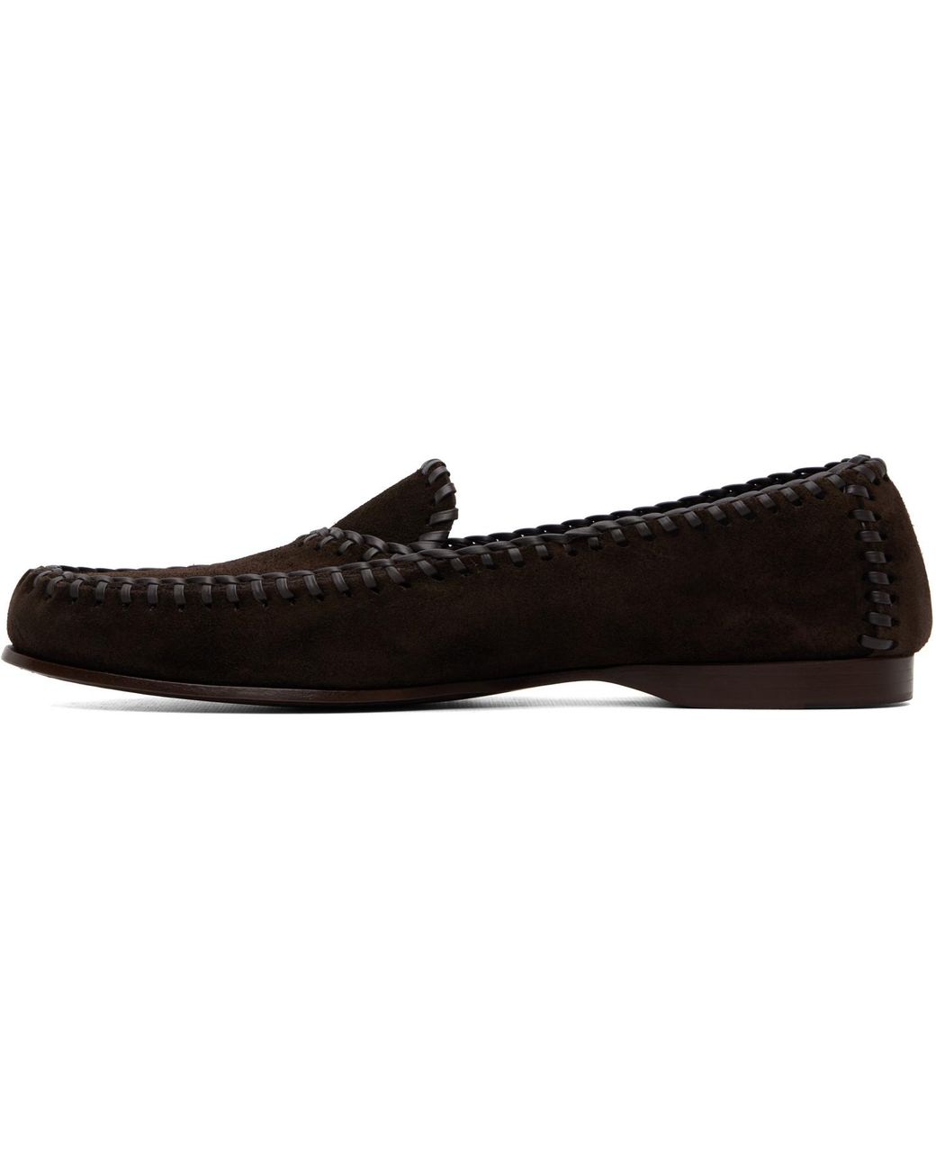 Hereu Black Sastre Suede Loafers for men