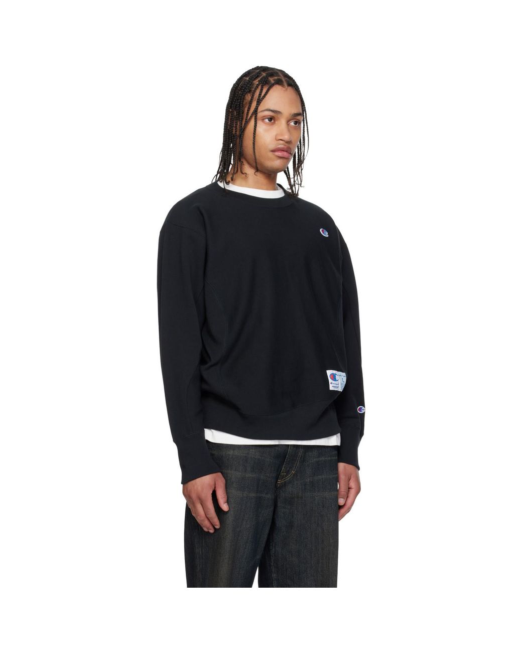 Undercover Black Champion Edition Uc1f4801 Sweatshirt for men