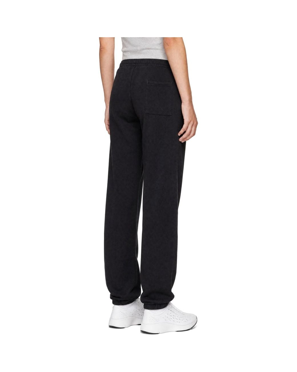 Sporty & Rich Black Signature Ny Sweatpants