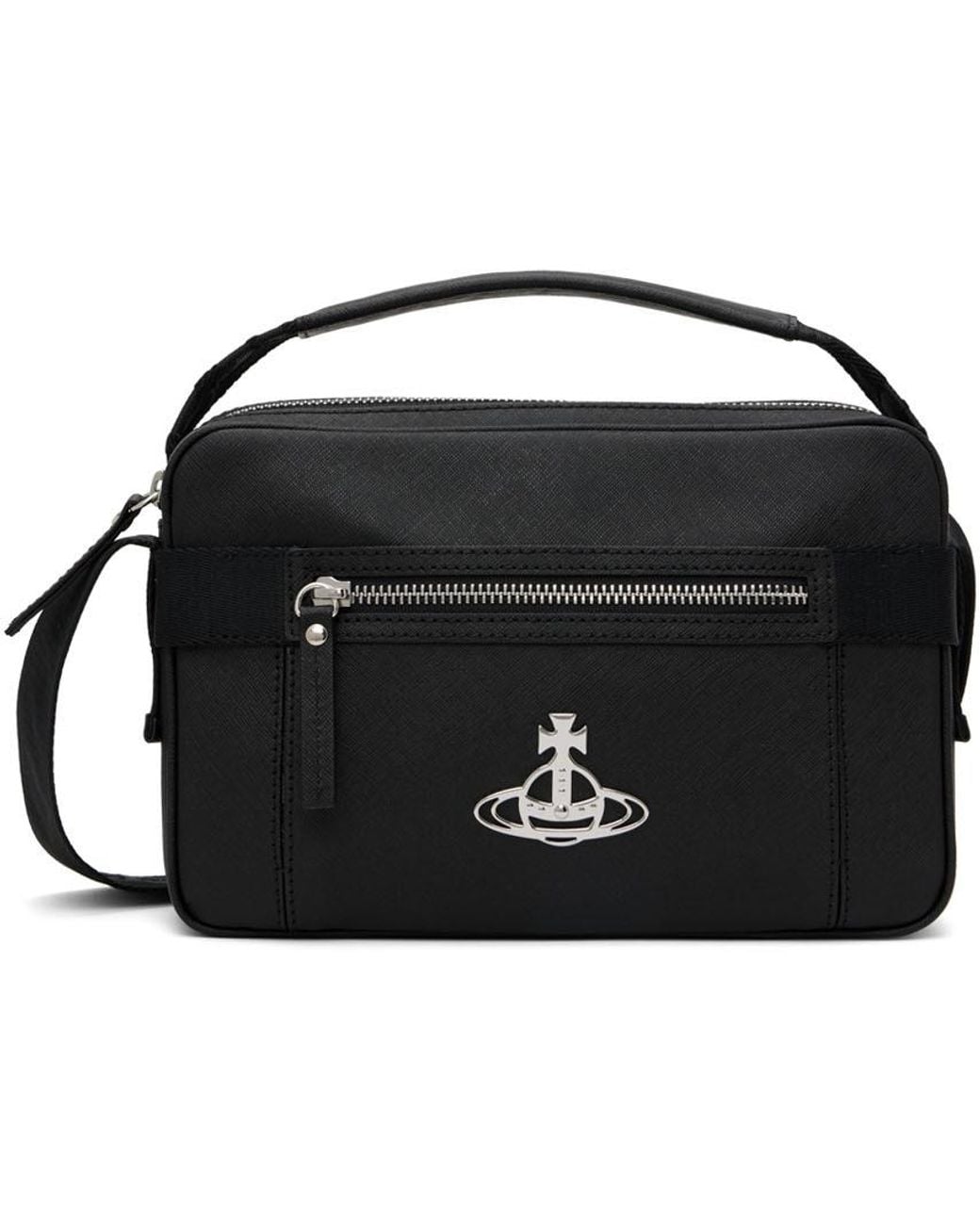 Vivienne Westwood Black Billie Messenger Bag for Men Lyst Australia