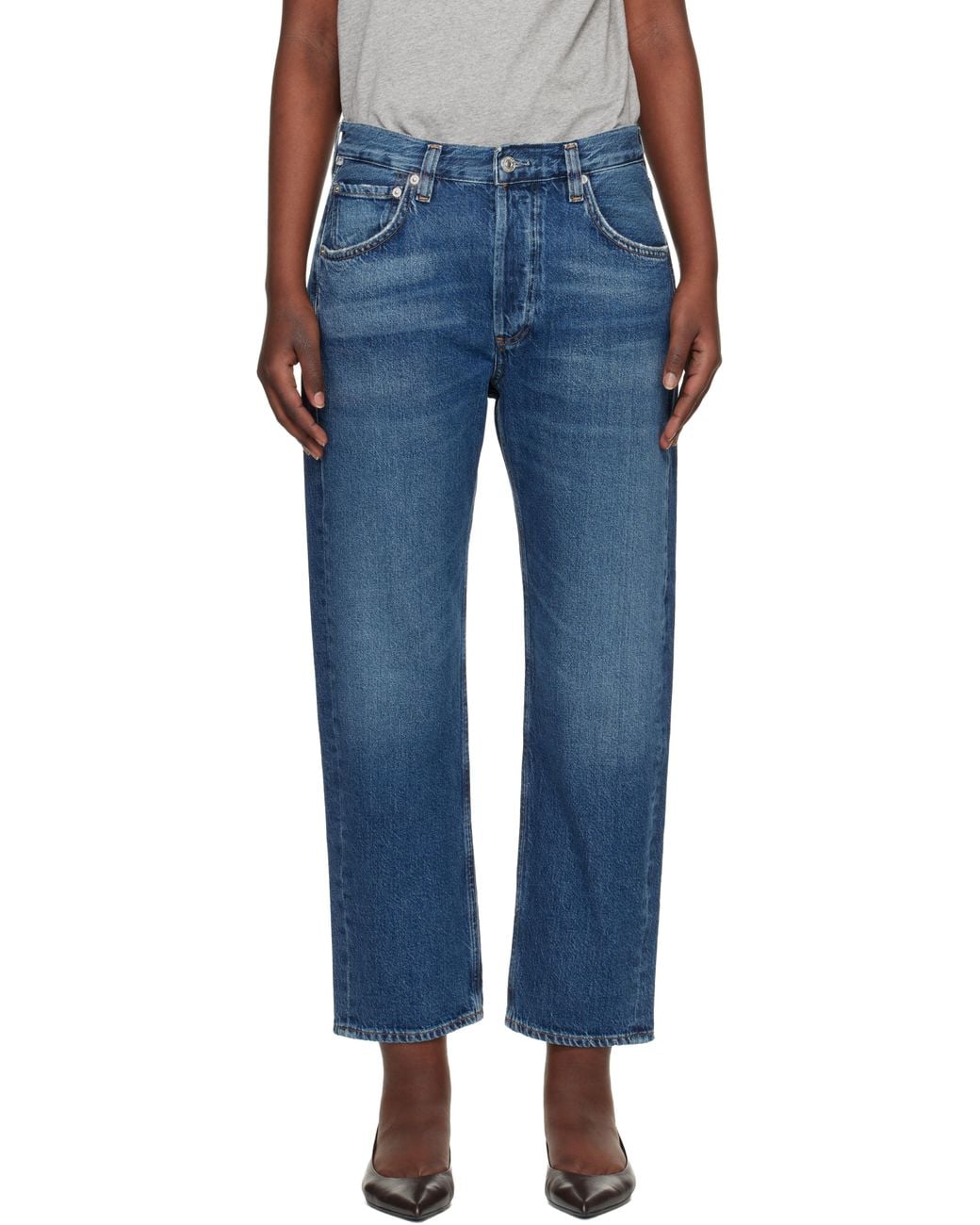 Citizens of Humanity Winslow Boyfriend Jeans in Blue | Lyst