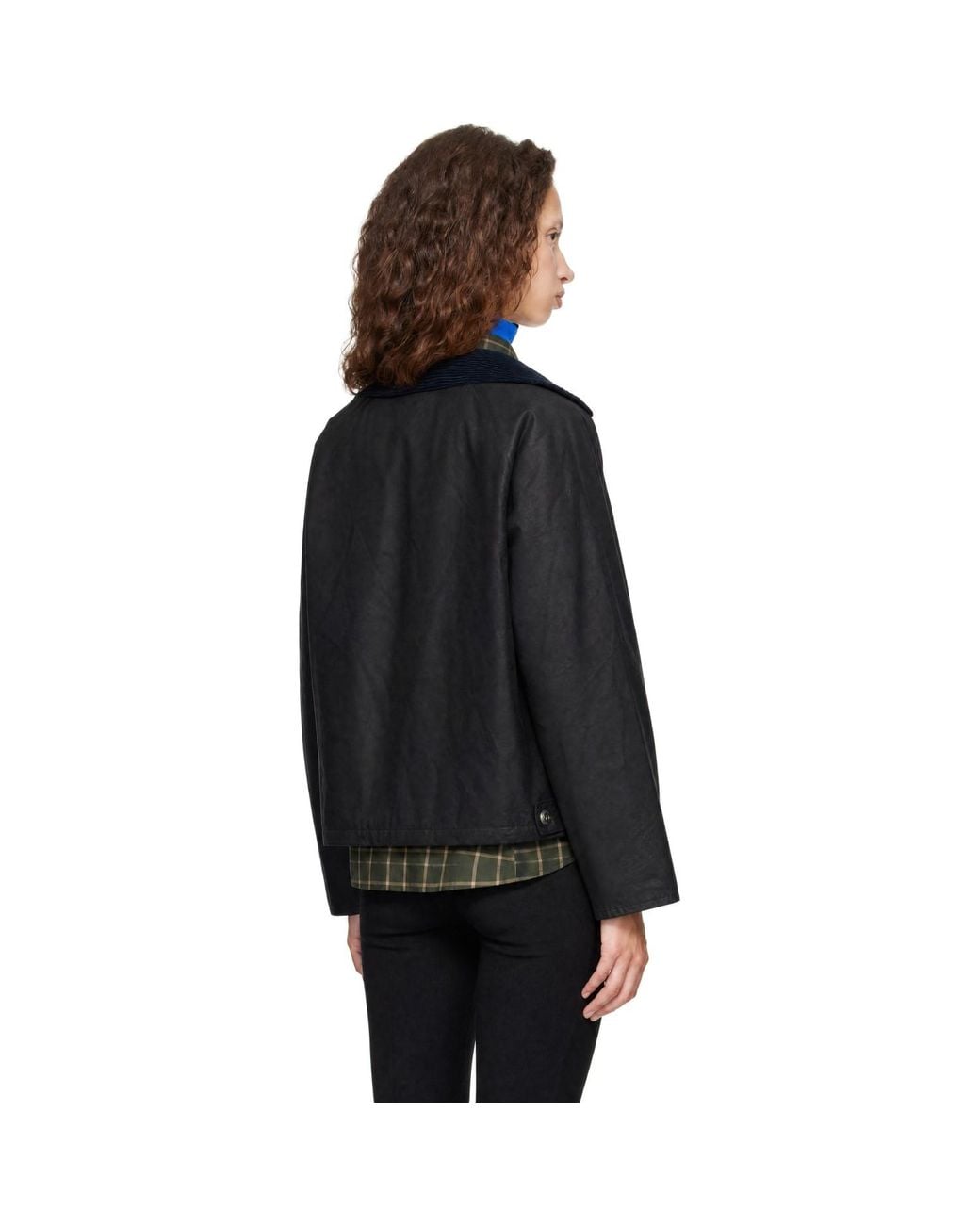 Barbour Black Transport Waxed Jacket