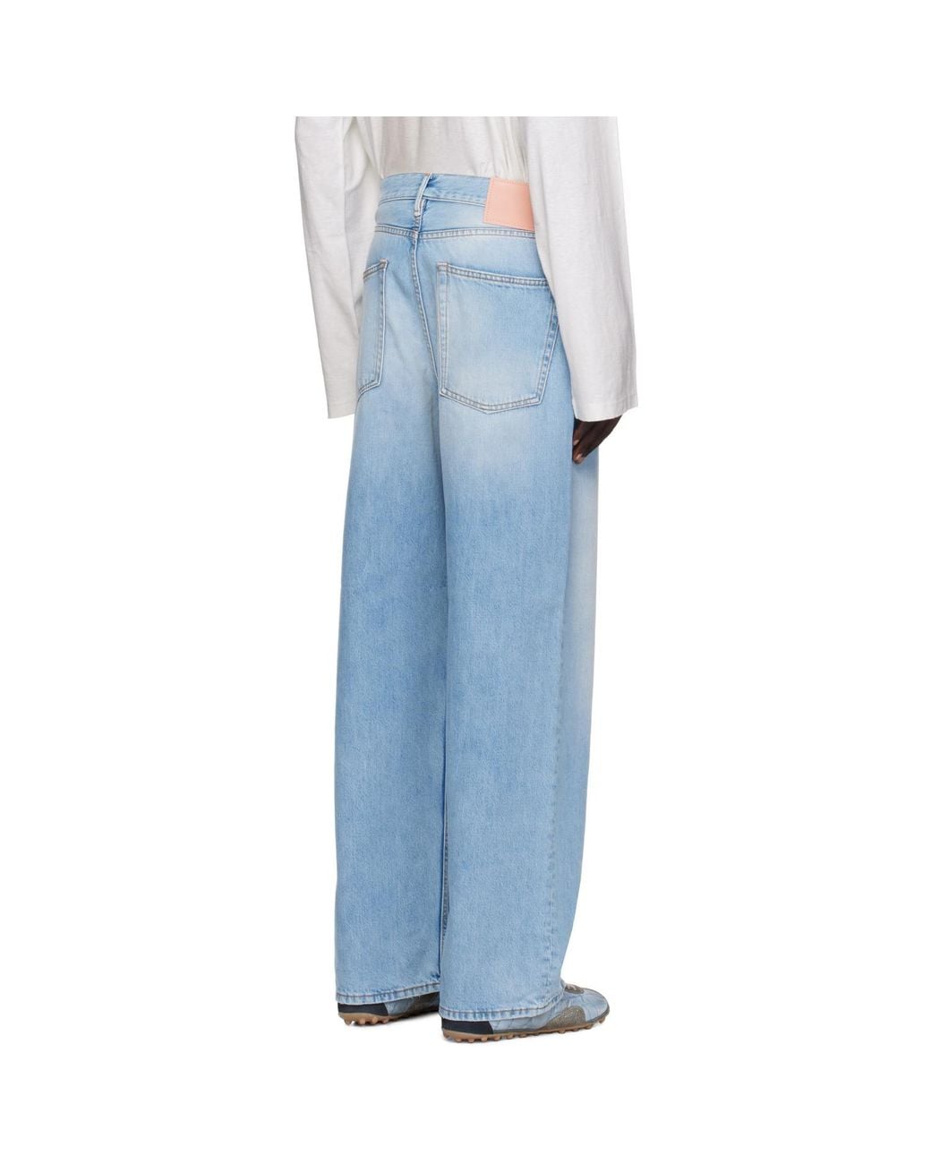 Acne Blue Loose Fit 1981 Jeans for men