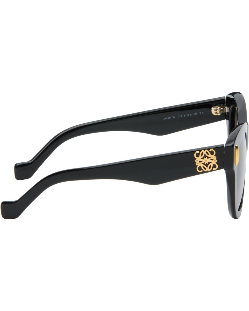 Loewe Black Anagram Sunglasses for men