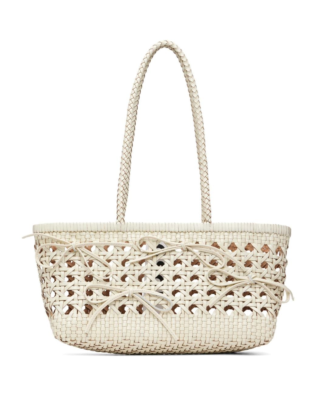 OSOI Metallic Off- Biscuit Shoulder Bag