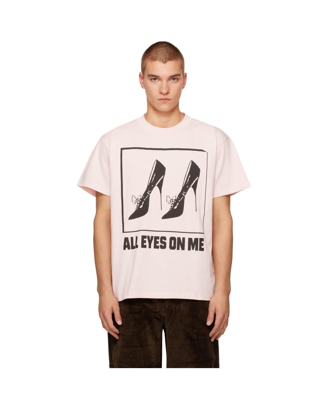 VAQUERA Natural 'All Eyes On Me' T-Shirt for men