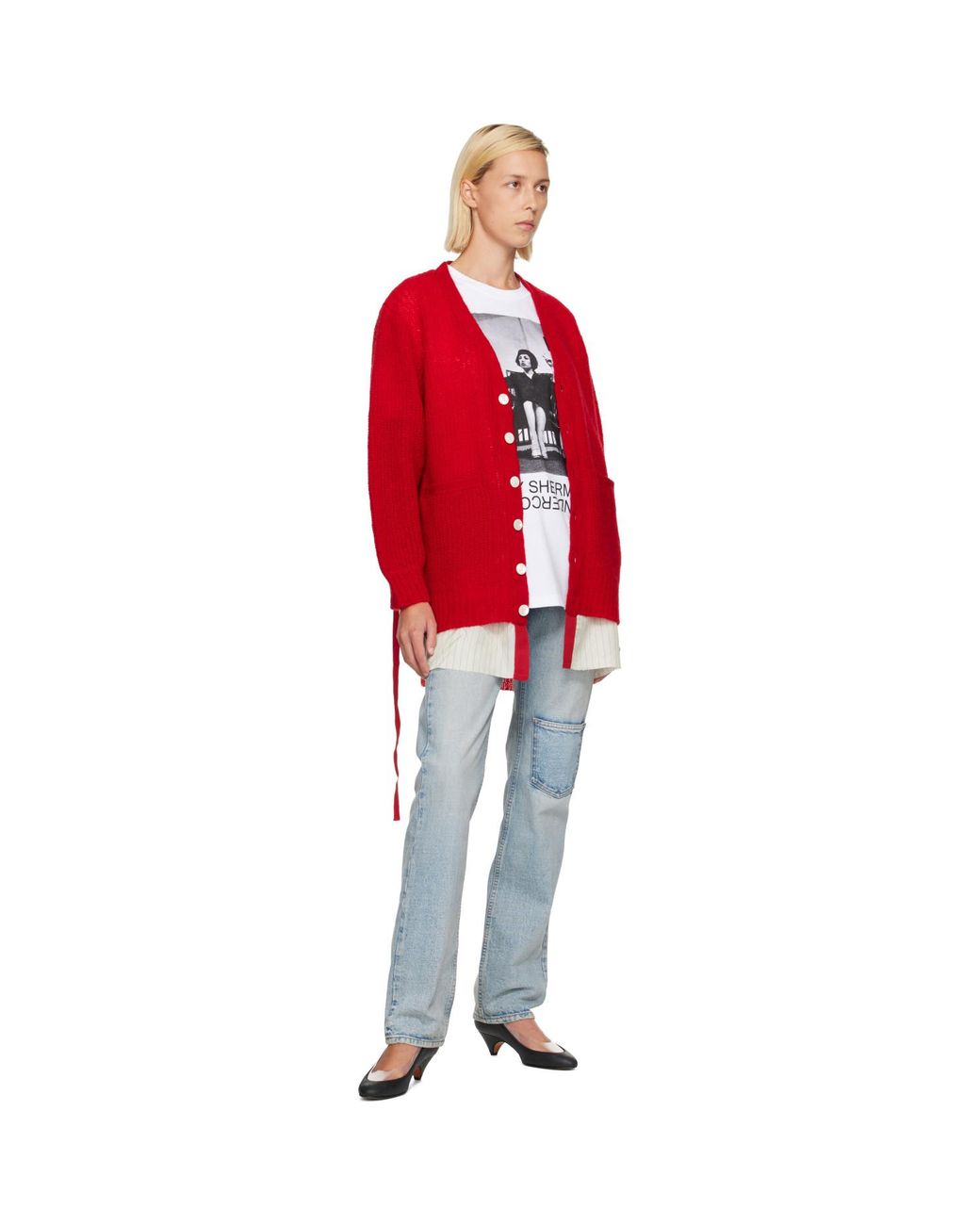 Undercover Red Up2F1901 Cardigan