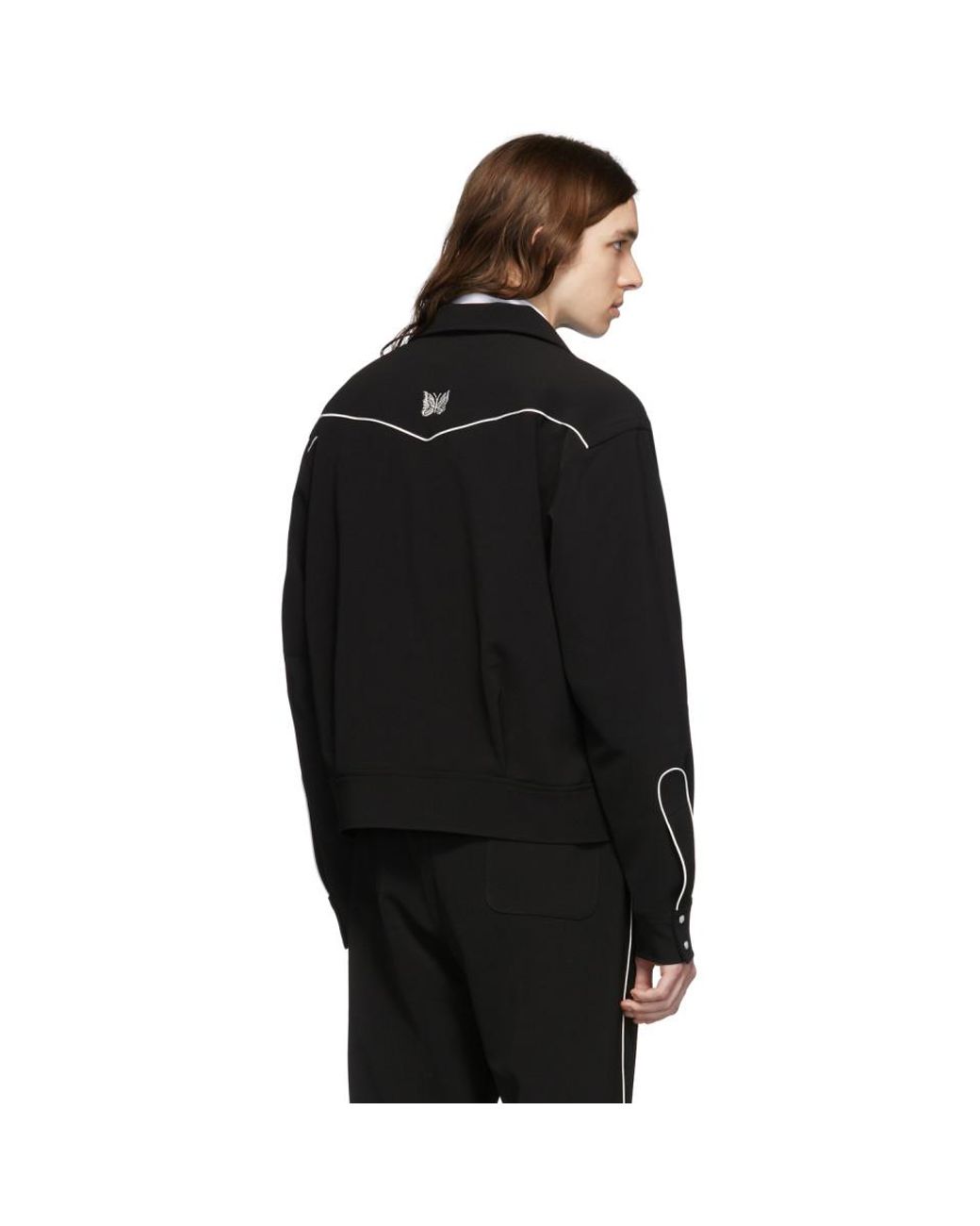 Needles Black Cowboy Piping Jacket for Men | Lyst Canada