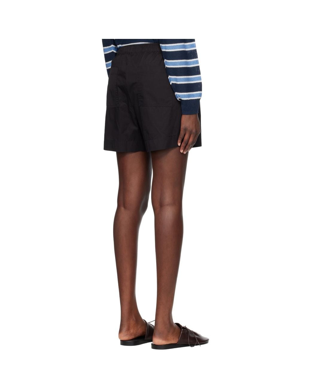 NOTHING WRITTEN Black Yaphi Shorts
