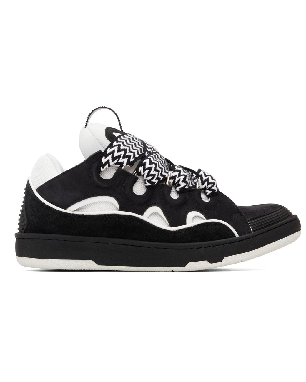 Lanvin Black Curb Sneakers for men