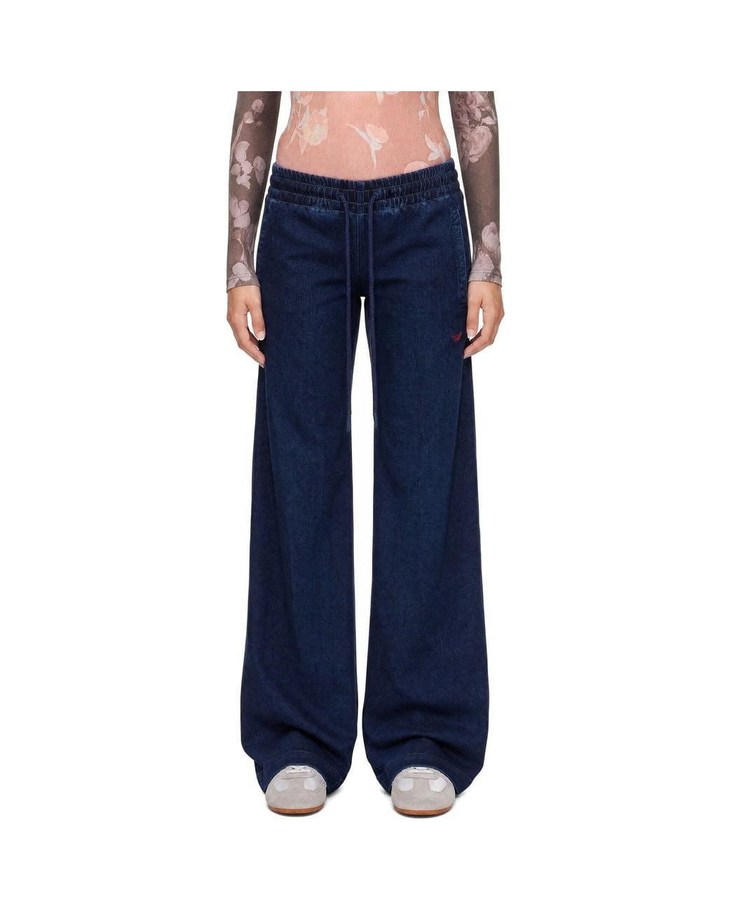 DIESEL Blue Relaxed Low Waist 2078 D-Ainty Joggjeans Lounge Pants