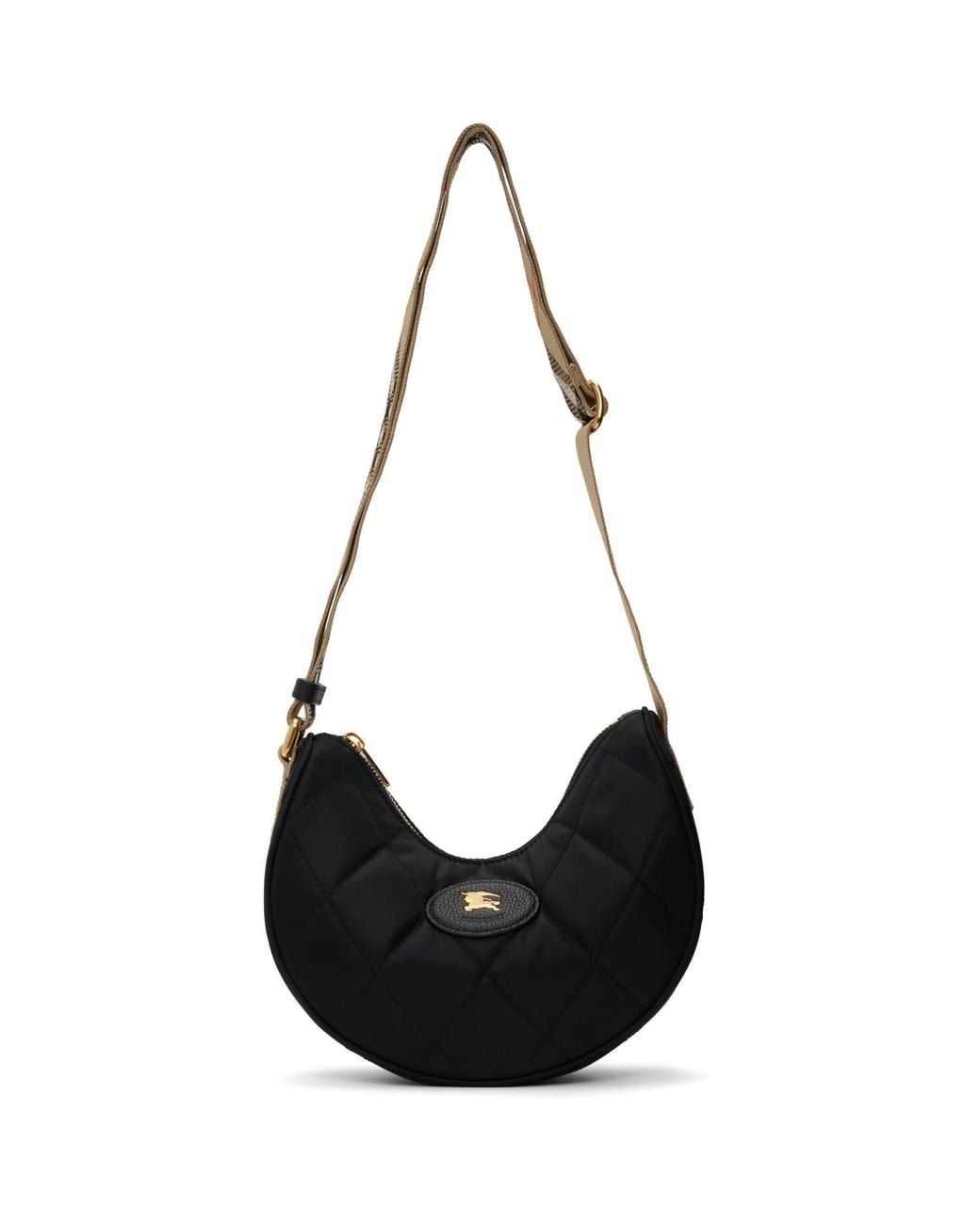 Burberry Black Horseshoe Crossbody Bag