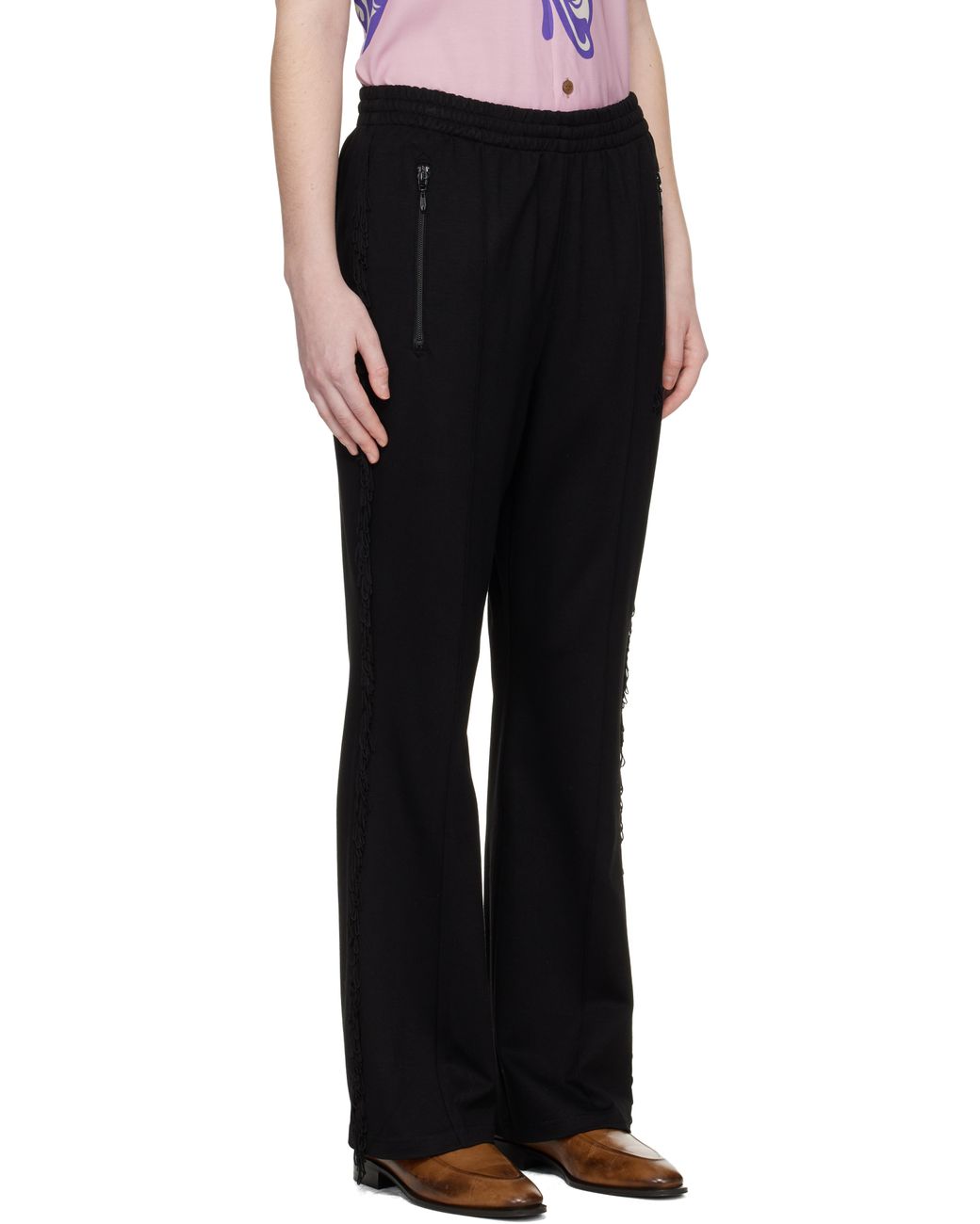 Needles FRINGE BOOT-CUT TRACK PANT Needles Fringe Boot Cut Track