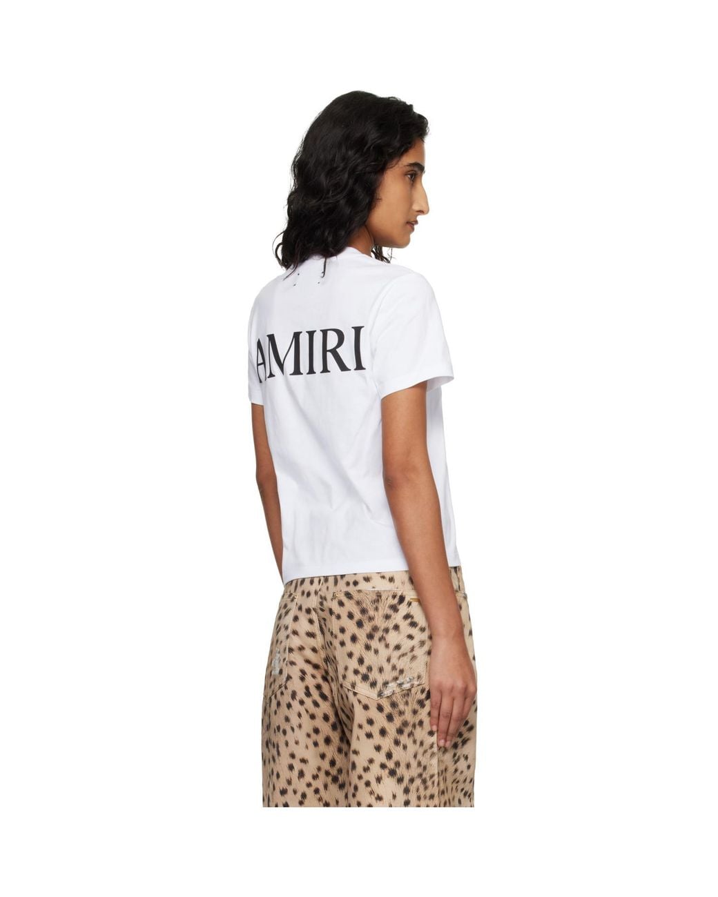 Amiri White Ma Core Logo T-Shirt