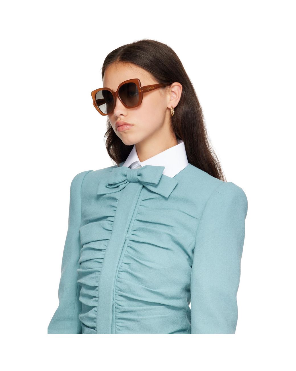 Loewe Brown Tan Fantasy Slim Sunglasses