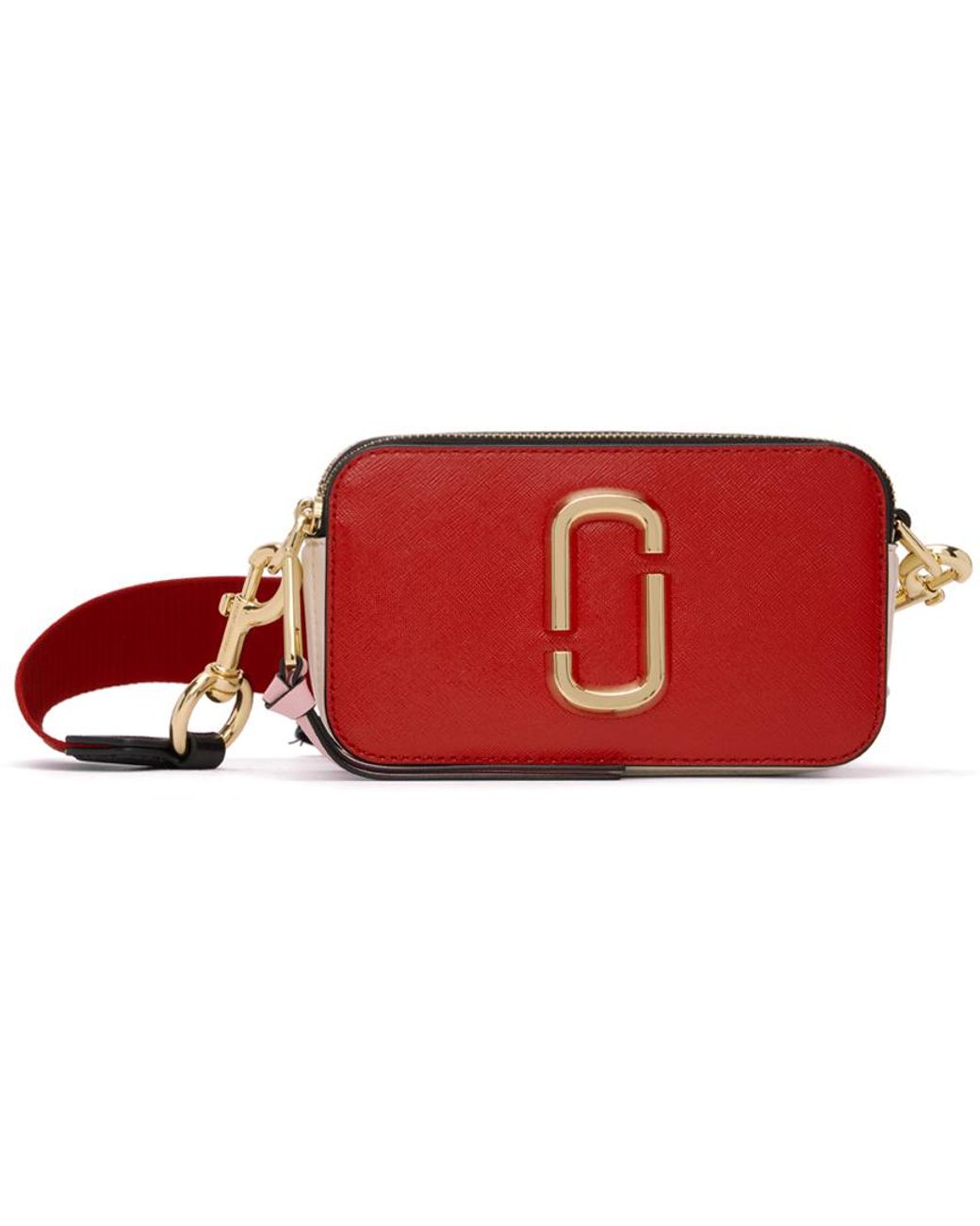 Marc Jacobs Red 'the Colorblock Snapshot' Bag