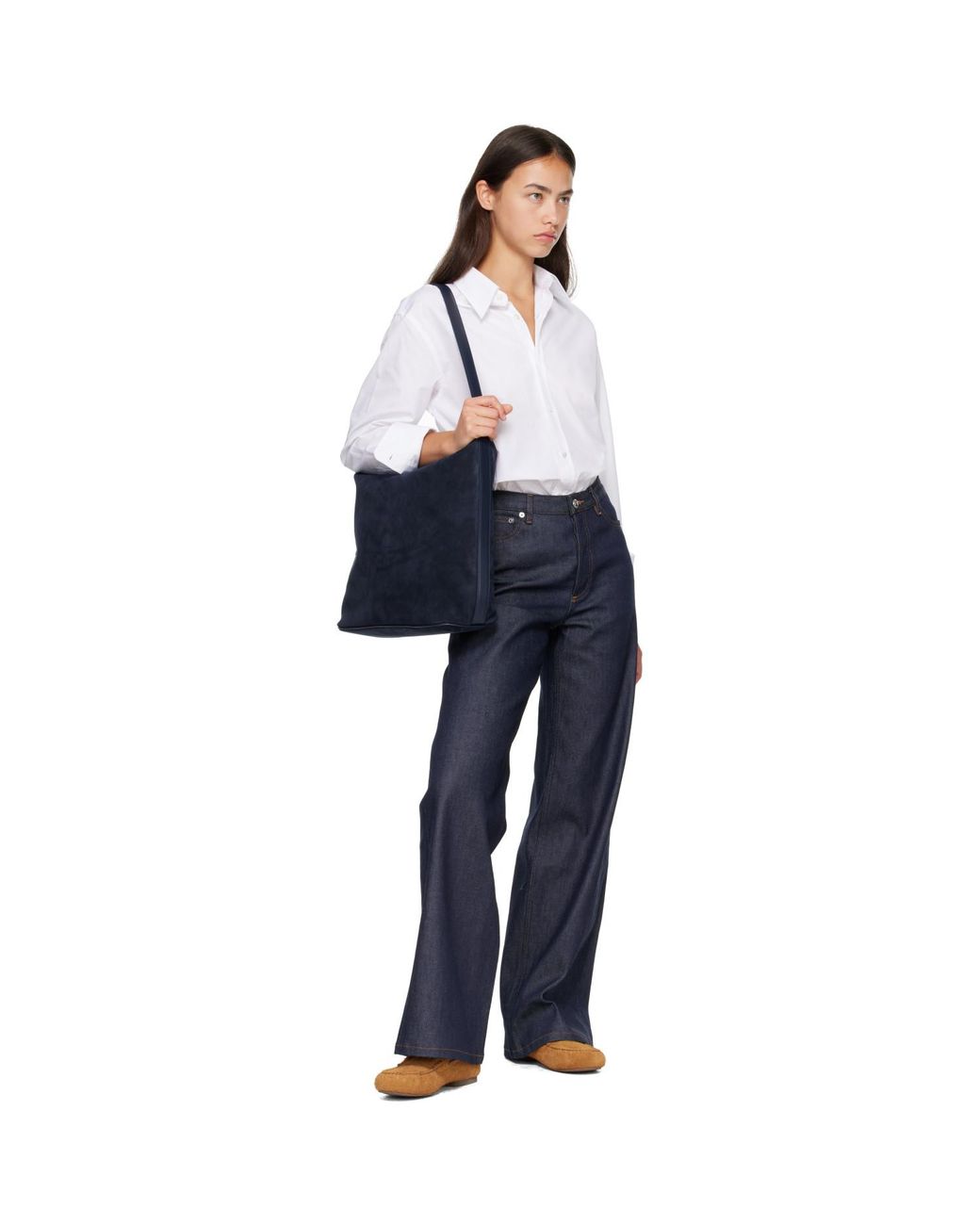 A.P.C. Blue Vera Maxi Bag