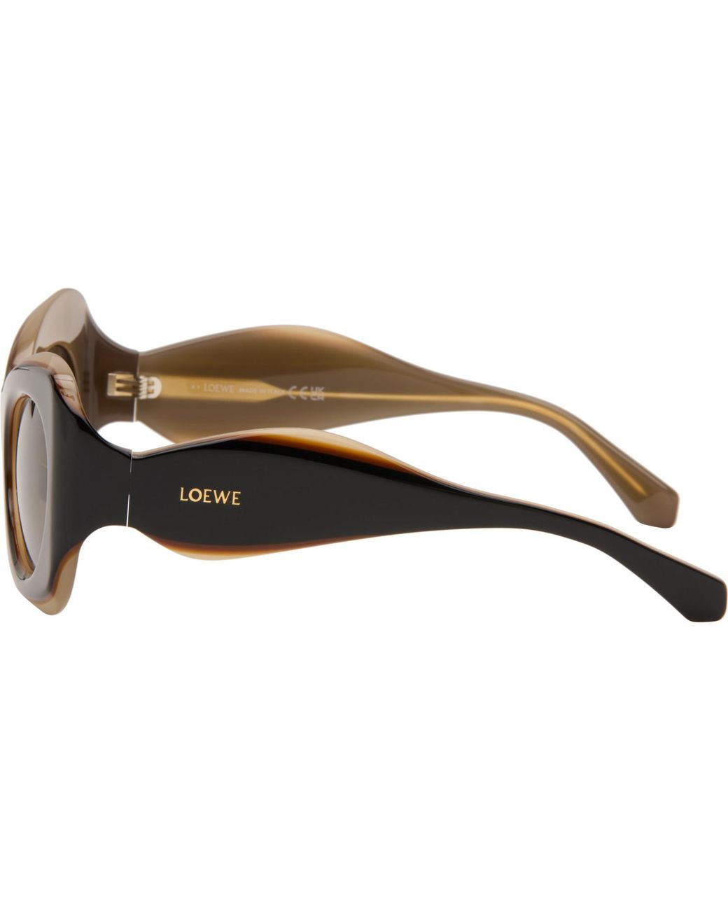 Loewe Brown Sierra Butterfly Sunglasses