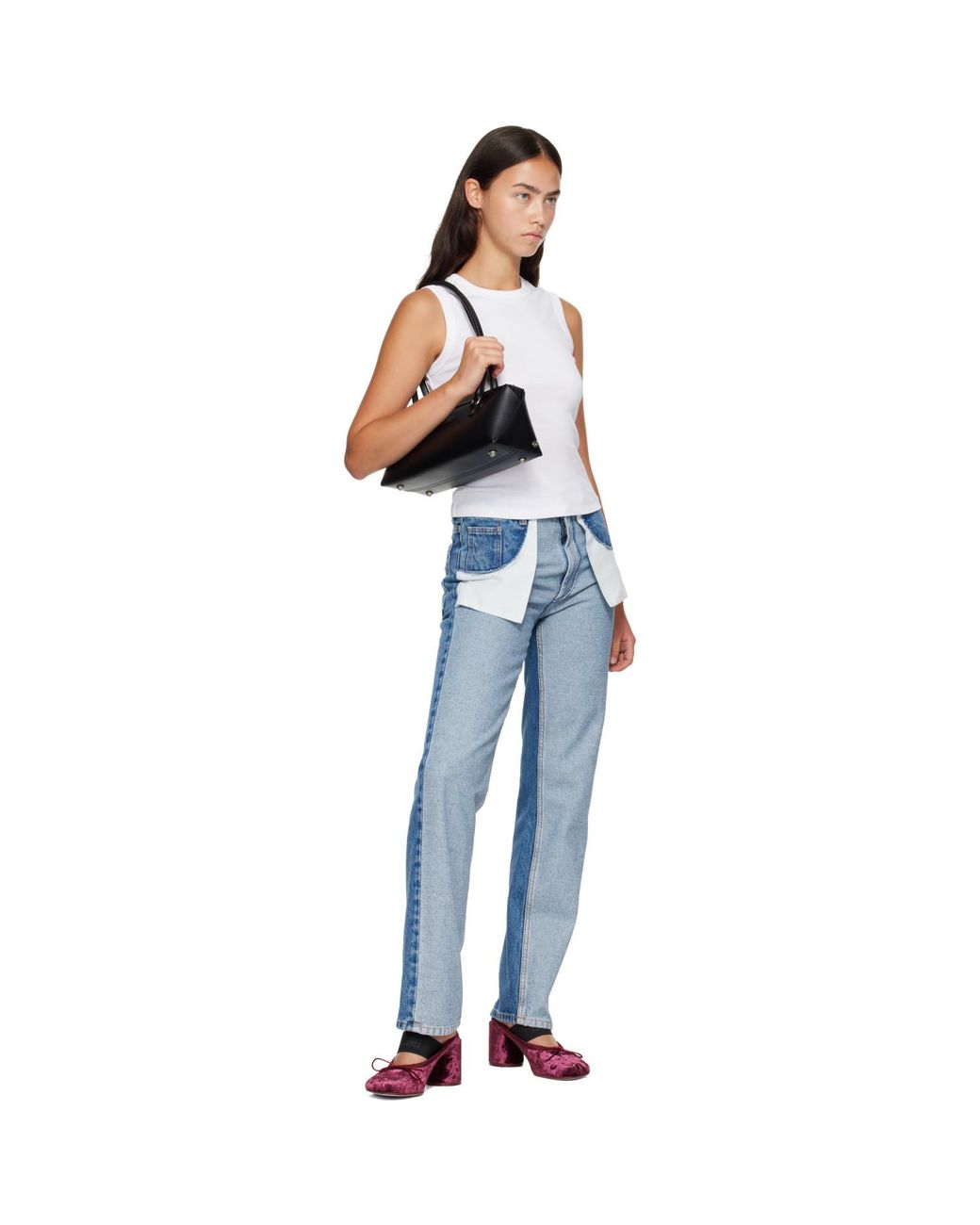MM6 by Maison Margiela Black Bauletto Shoulder Small Bag