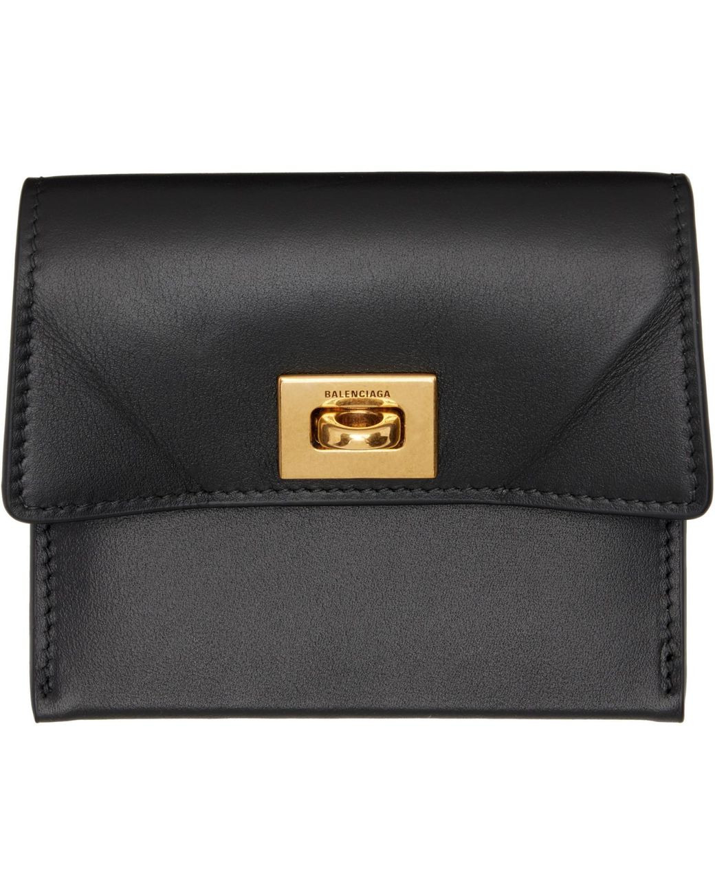 Balenciaga Black Rodeo Card Holder