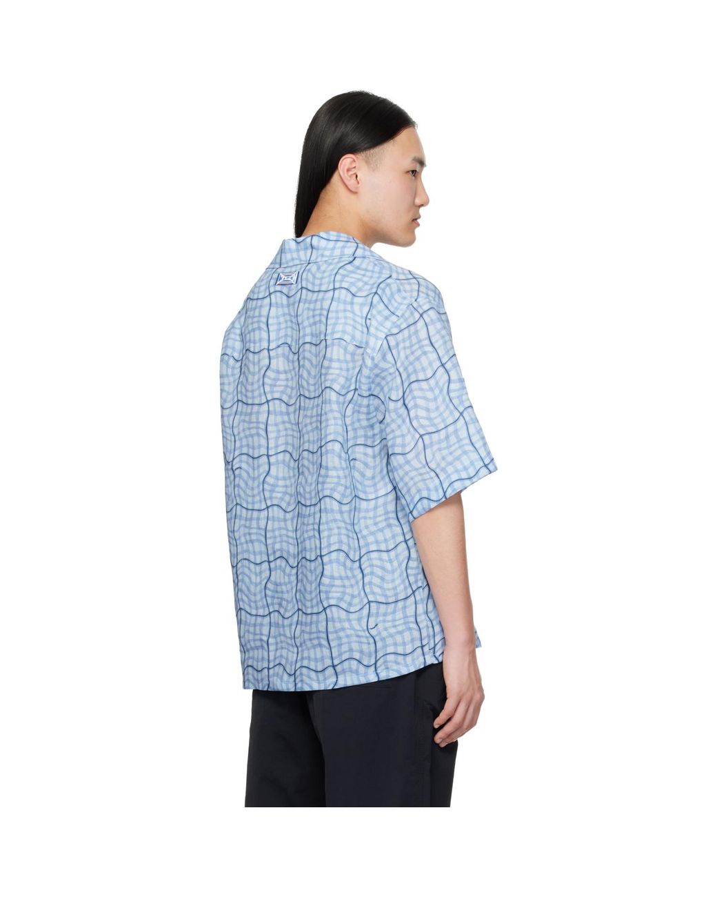 Marni Blue Checked Shirt for men