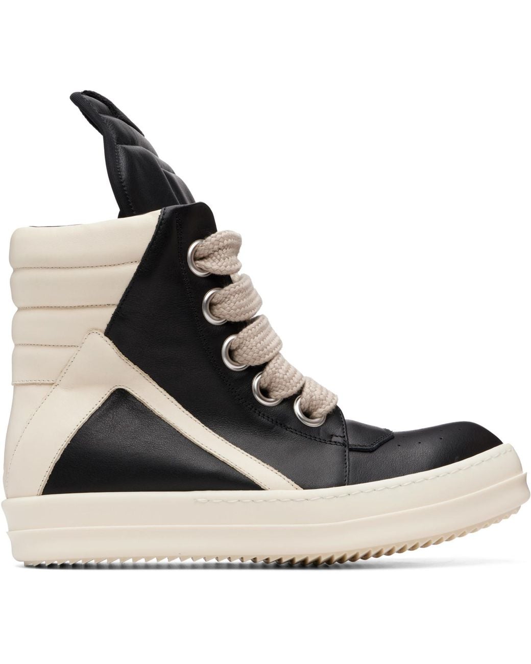 Rick Owens Blue Tower Jumbolaced Geobasket Sneakers for men