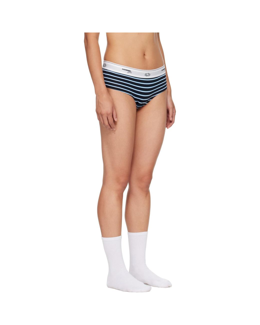 HOMMEGIRLS Blue Three-pack Fruit Of The Loom Edition Boy Shorts
