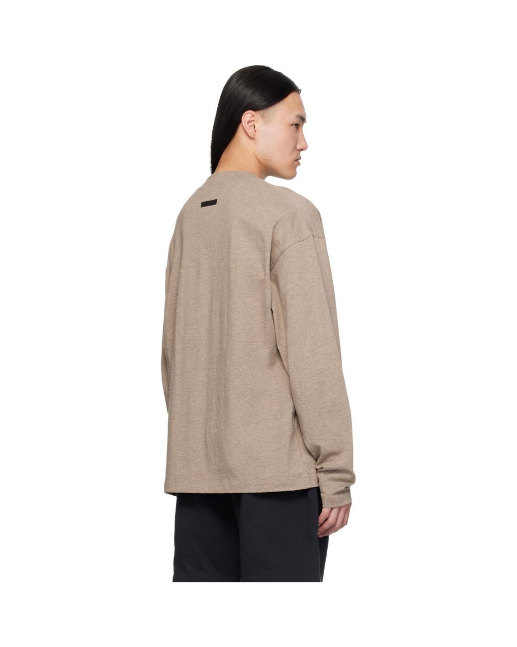 Fear Of God Natural Classic Fit Long Sleeve T-Shirt for men