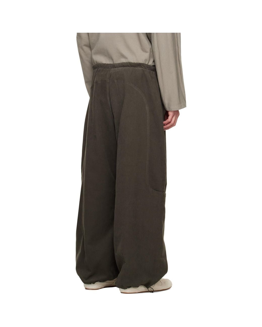 Seventh Gray Khaki Sagyo Trousers for men