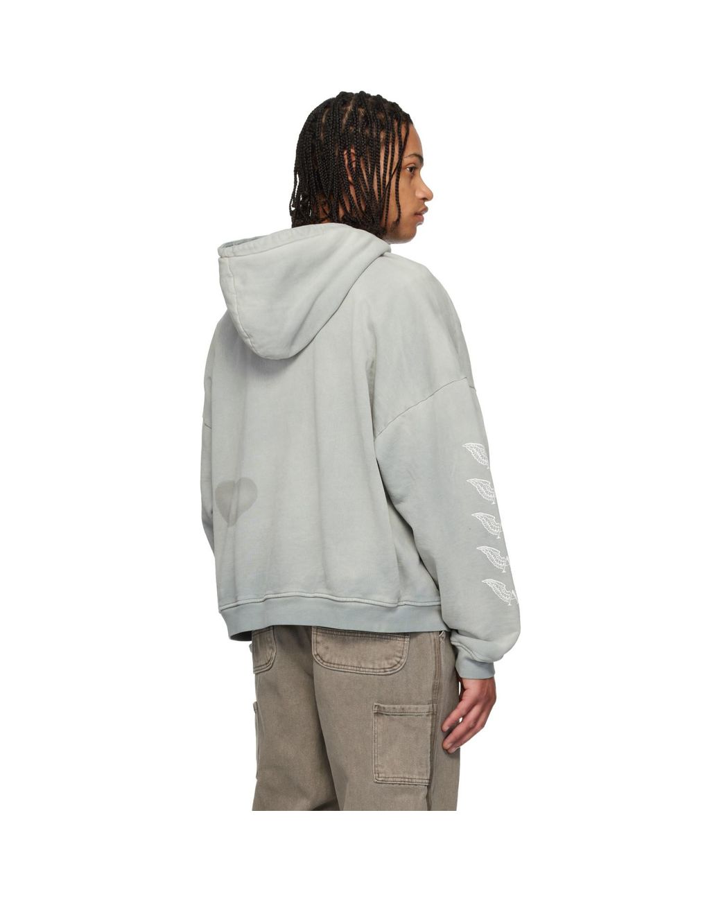 Pull À Capuche Gris À Logos ALEXANDER DIGENOVA pour homme en coloris Gray
