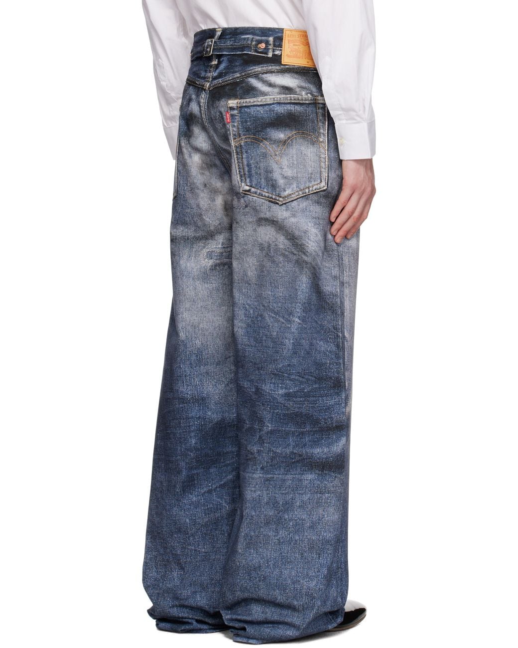 Junya Watanabe Levi's Edition Inkjet W Name Berberjin Jeans in