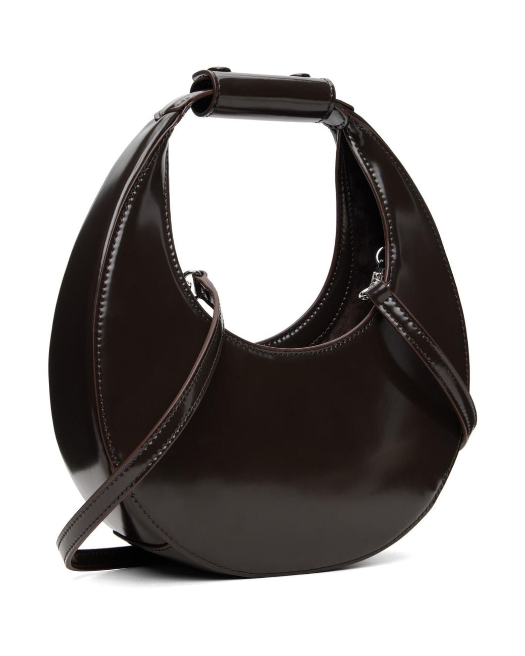 Staud Black Mini Moon Bag