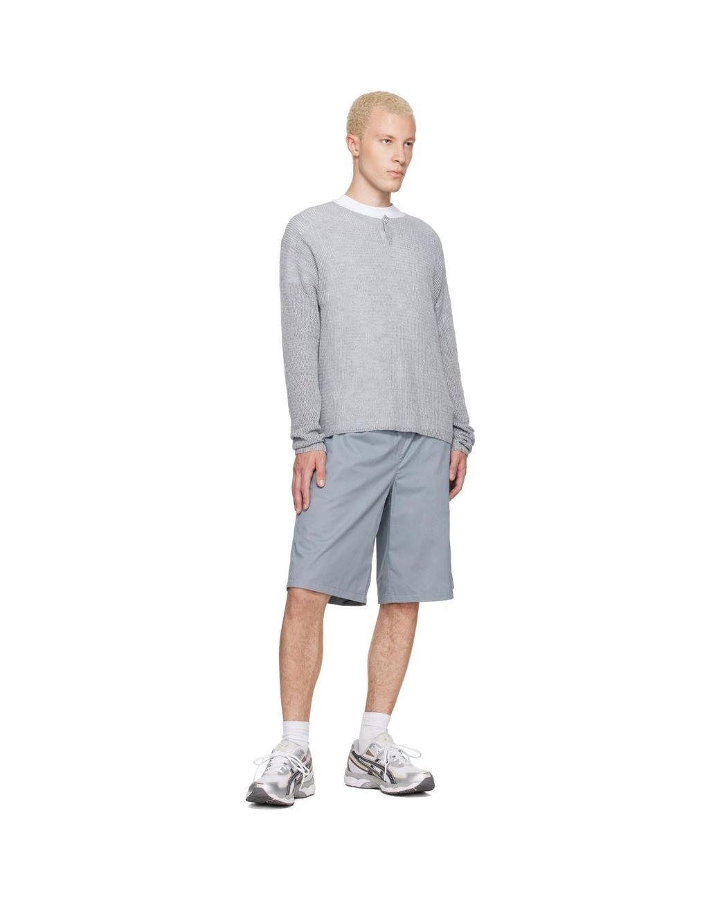 Asics Gray Gel-Nyc 2055 Sneakers for men