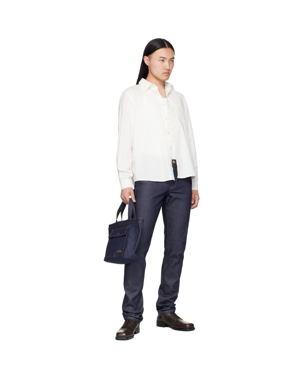 A.P.C. Blue Petit Standard Jeans for men