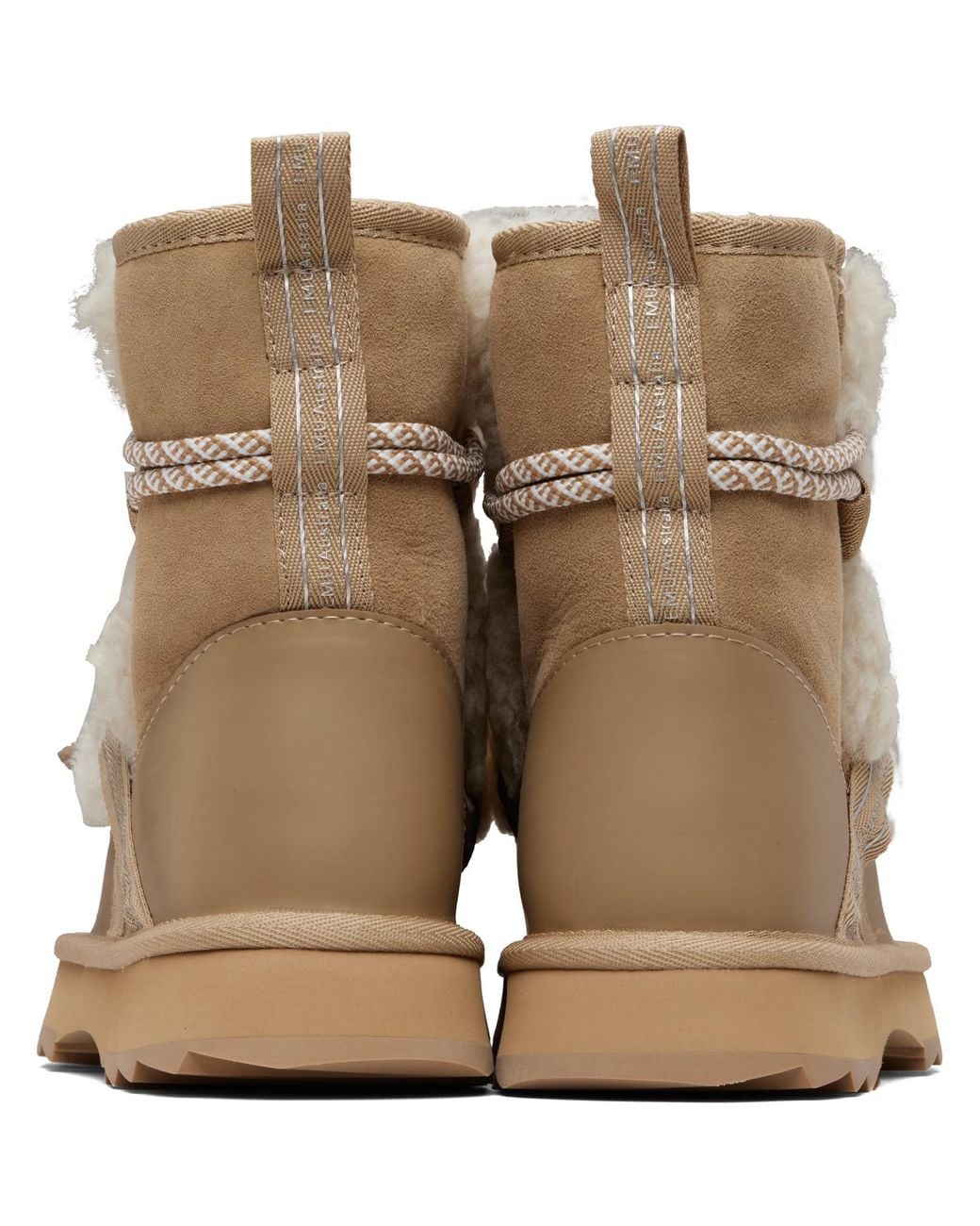 EMU Natural Blurred Teddy Boots
