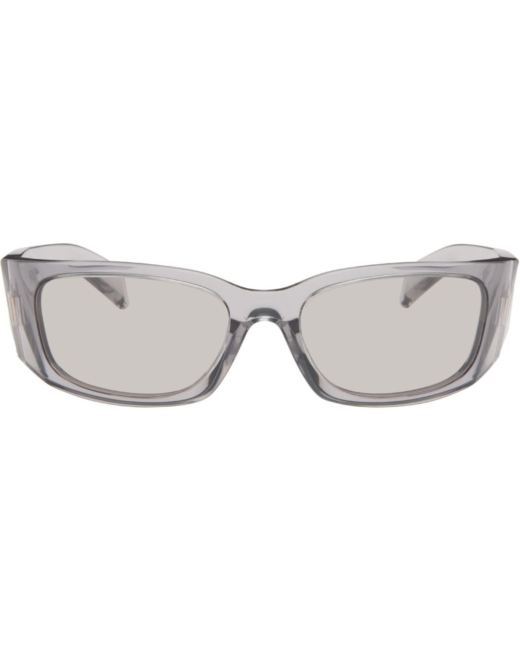 Prada Gray 'Prada Symbole' Sunglasses for men
