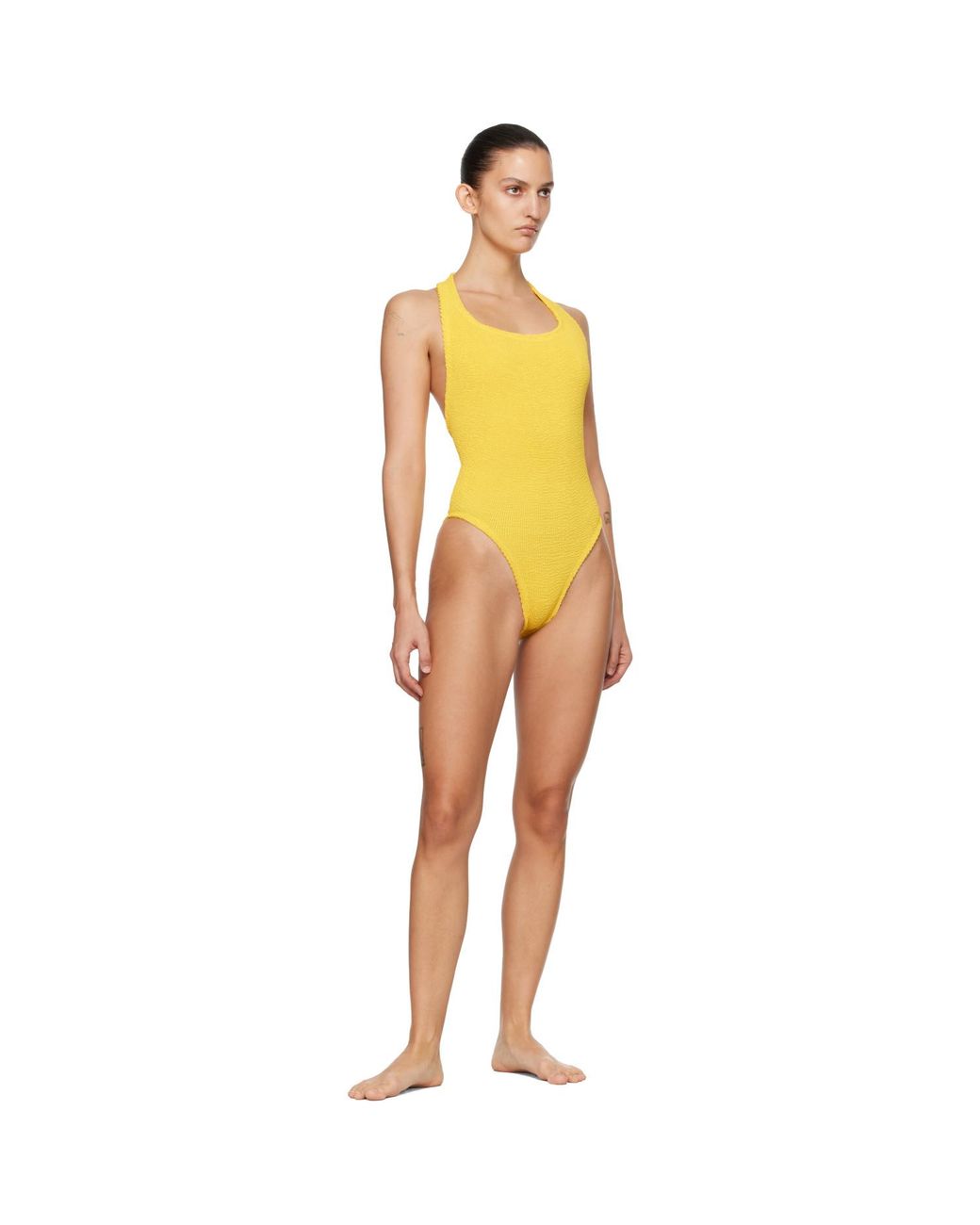 Hunza G Yellow Sandy Swimsuit